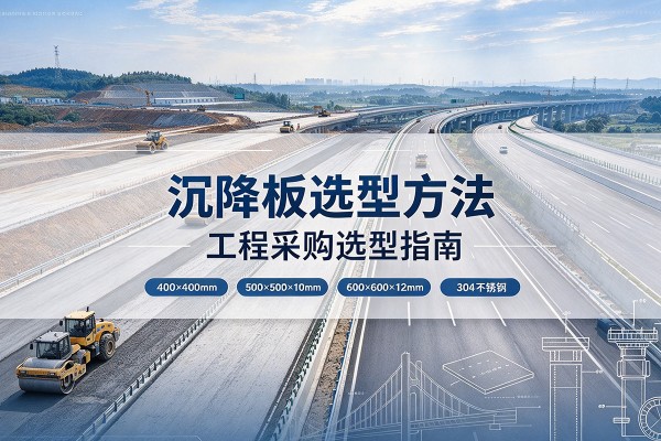 冷水江沉降板选择方法
