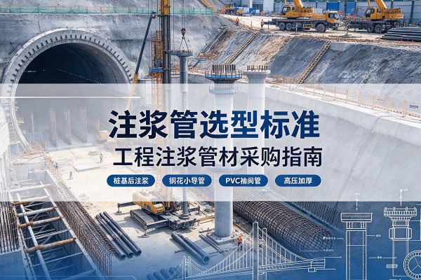 冷水江注浆管选型标准