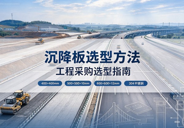 冷水江沉降板选择方法